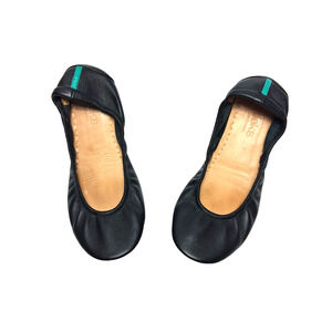 Tieks Women's Ballet Flats Size 7 Matte Black Balletcore Dark Academia Shoes